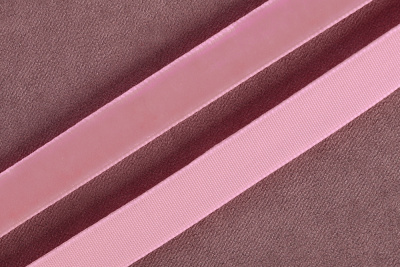 Лента бархатная 10мм Св.Розовый 8524 - изображение
