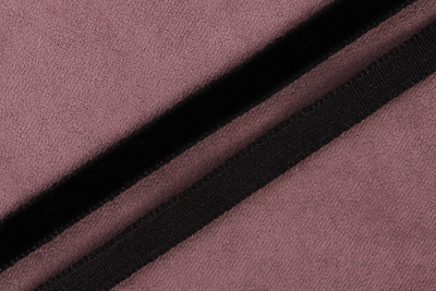 Лента бархатная 6мм Черный 8611 - изображение