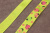 Репсовая лента с рисунком 15мм Божья коровка Зеленый/розовый/черный
