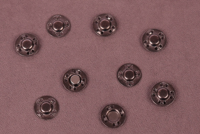 Кнопка магнитная 10мм пришивная Т.Никель - изображение