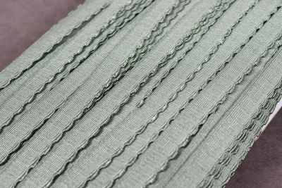 Резинка отделочная становая 12мм Серо-зеленый - изображение