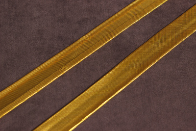 Косая бейка 15мм парча Золото - изображение
