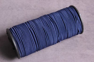 Резинка шляпная 2мм Т.синий 3166 - изображение