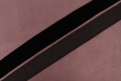 Лента бархатная 38мм Черный 8611 - изображение