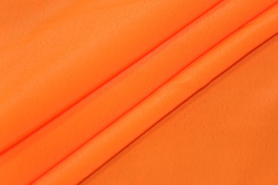 Креп-кашибо однотонный Ярко-оранжевый - изображение