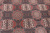 Шелк-жаккард монгольский круги в квадратах Серо-коричневый