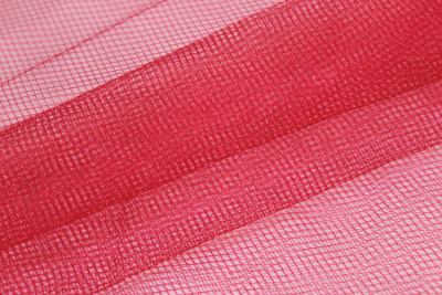 Фатин средней жесткости металлик Красный 13 - изображение