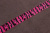 Репсовая лента с рисунком 25мм Совы на розово-черном