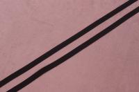 Трикотажная бейка 10мм Матовый Черный - Сибтекстиль(1)