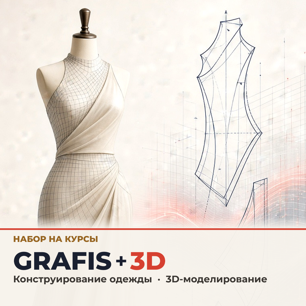 Курсы: конструирование одежды и 3D-моделирование