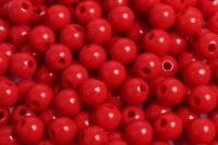 Бусины 6мм жемчуг  Матовый красный - Сибтекстиль(1)