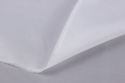Подкладочная однотонная таффета Белый - изображение