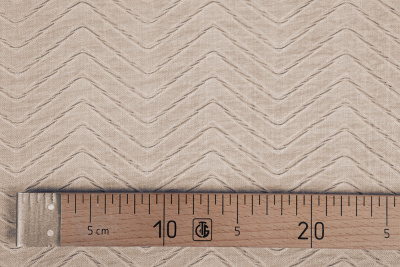 Плательный креш 17079 Зиг-заг Бежевый - изображение