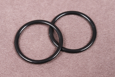 Кольцо 20мм пластик Черный - изображение
