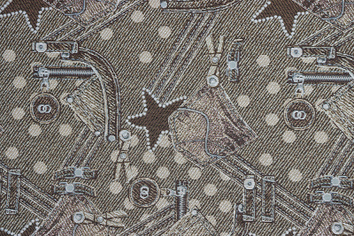 Гобелен 160 набивной Деним Бежевый - изображение