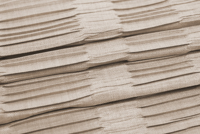 Плательная плиссе 17080 Бежевый - изображение