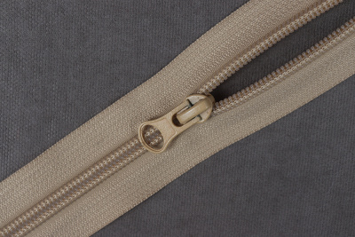 Молния разъёмная 55см Т5 спираль Бежевый 277 Молния разъёмная 55см Т5 спираль Бежевый 277 - изображение