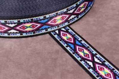 Лента ременная 38мм стропа с рисунком Ассорти - изображение