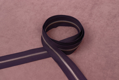 Молния металлическая  рулонная Т5 Т.Синий/Никель - изображение