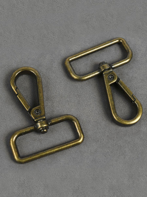 Карабин 38мм для сумок Антик - изображение