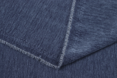 Костюмный двухсторонний шенил Джинсовый - изображение