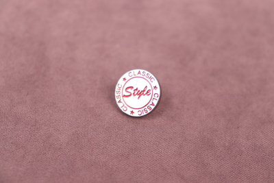 Кнопки пробивные 15мм декоративная Stylе Никель/красный - изображение