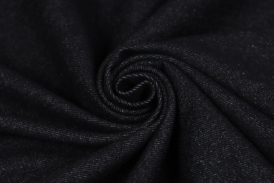 Джинс однотонный Черный - изображение