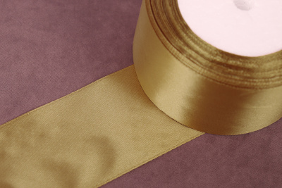 Лента атласная 50мм Бежевый 105 - изображение