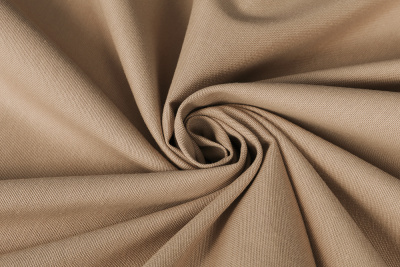 Интерьерная ткань DUCK с тефлоновым покрытием однотонная т. бежевая - изображение