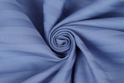 Страйп-сатин 140гр/м.кв.240 Мелкая полоска Голубой 1*1 - изображение