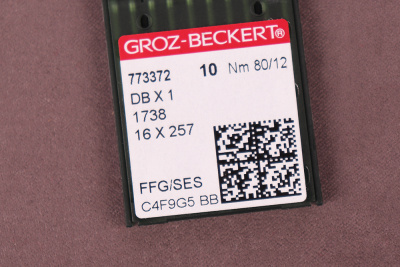 Иглы для ПШМ №80/12 DBx1 SES Groz-Beckert 10шт - изображение