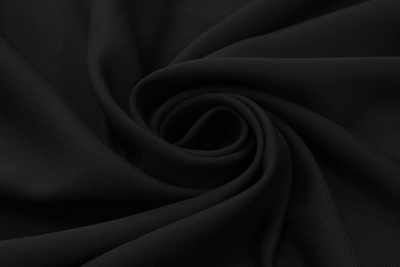 Шифон однотонный Черный - изображение