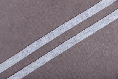 Киперная лента 10мм Серый меланж - изображение