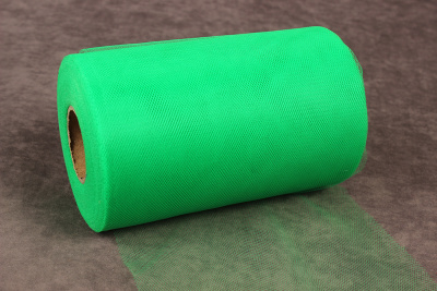 Лента 150мм фатиновая Зеленый - изображение