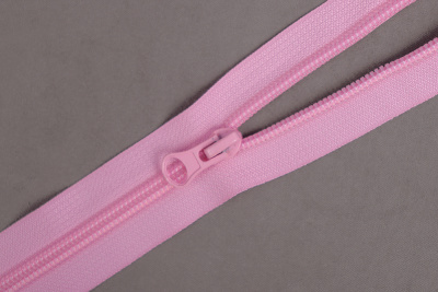 Молния разъёмная 55см Т5 спираль Розовый 134 - изображение