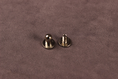 Кнопка кобурная 6мм для сумок и ремней Никель - изображение