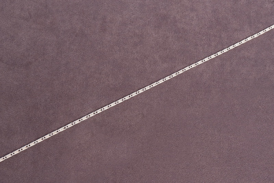 Цепь декоративная 2мм Квадратное звено Белый/золото - изображение