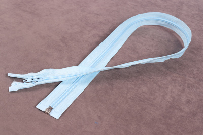 Молния 70см разъемная спираль  Св.голубой 185 - изображение