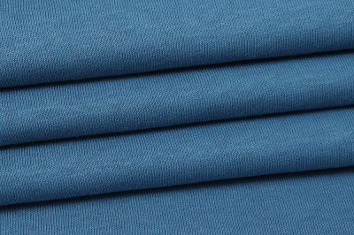 Полотно футерованное Penye 3-нитка 320-330гр/м.кв.начес Деним - изображение