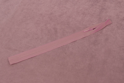 Молния потайная 30см нейлон KBB Пыльная роза 405 - изображение