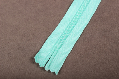 Молния потайная 20см на х/б основе Мята 124 - изображение