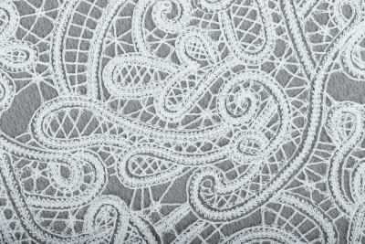 Кружево 4107 Молочный - изображение
