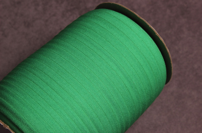 Трикотажная бейка 20мм Зеленый матовый - изображение