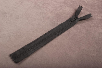 Молния потайная 20см нейлон усиленная основа Серый - изображение