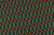 Трикотаж-жаккард ROYCE 54016 Зиг-заг Терракотовый/зеленый/черный