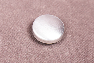 Пуговица под обтяжку 14мм №22 Никель - изображение