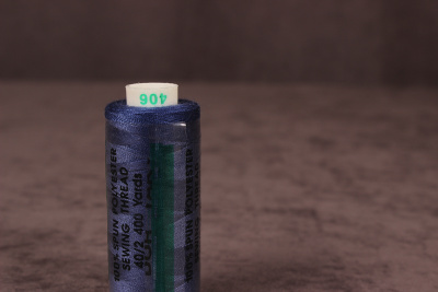 Нитки Dor Tak 40/2 400 ярд 406 Синий - изображение