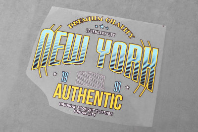 Термотрансфер Разноцветные надписи (Ассорти) - изображение