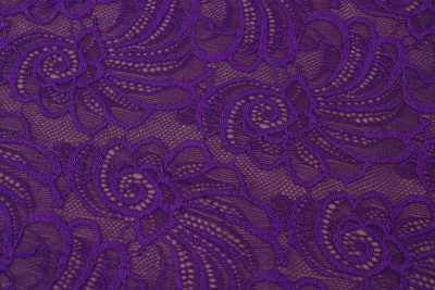 Гипюр-стрейч Фиолетовый - изображение
