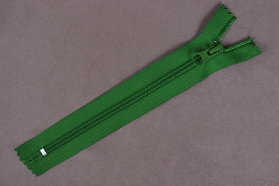 Молния 18см Т5 неразъемная спираль  Зеленый 243 - изображение